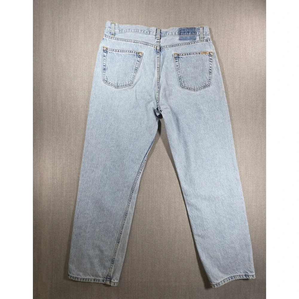 Levi Strauss Signature Jeans Mens 36x32 Light Wash Relaxed Fit Denim 03937600707